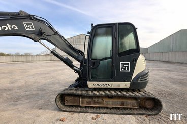 Excavadora de cadenas Kubota KX080-3 - 1