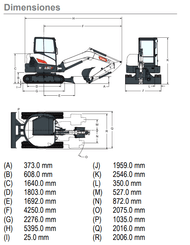 Excavadora Bobcat E50 - 5